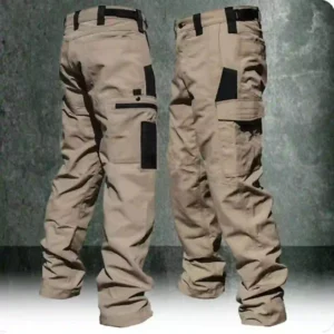 Wear1 Resistant Work Pant Man Multi-pocket Straight Cargo Trousers