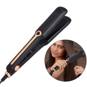 Hair Straightener Professional Ceramic Flat Iron Negative Ion Wide Plate Temperature Adjustable Straightening Iron