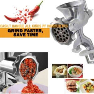 Heavy Duty Hand Operated Manual Kitchen Meat Mincer Noodles Grinder Sausage Filler Fruit Vegetable Beef Sausage Pasta Maker New