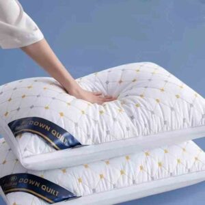 Polyester Pillow Insert for Adults – Hotel & Home Use, Soft White Rectangular Bedding Core, Durable Pillow for Dorm & Household