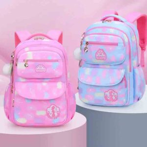 Children Girl Backpack School Bag Pink For Kid Child Teenage Schoolbag Primary Kawaii Cute Waterproof