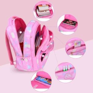 Children Girl Backpack School Bag Pink For Kid Child Teenage Schoolbag Primary Kawaii Cute Waterproof