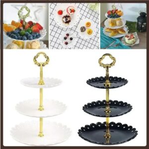 3 Layer Cake Stand Fruit Plate Tray Display Birthday Party Dessert Wedding