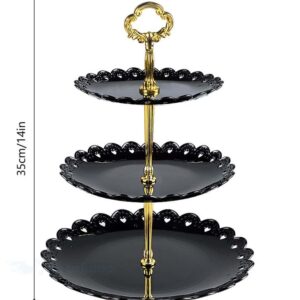 3 Layer Cake Stand Fruit Plate Tray Display Birthday Party Dessert Wedding