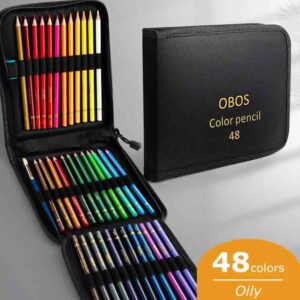 48/72/120/200 Pcs Colored Pencils Set Watercolor Drawing Pencils with Cases Professional Drawing Sketching Art Supplies