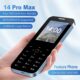 MKTEL M14 Feature Phone Four Sim Card Standby 2.4″ Screen 1100mAh Battery MP3 MP4 FM Radio Senior Phone